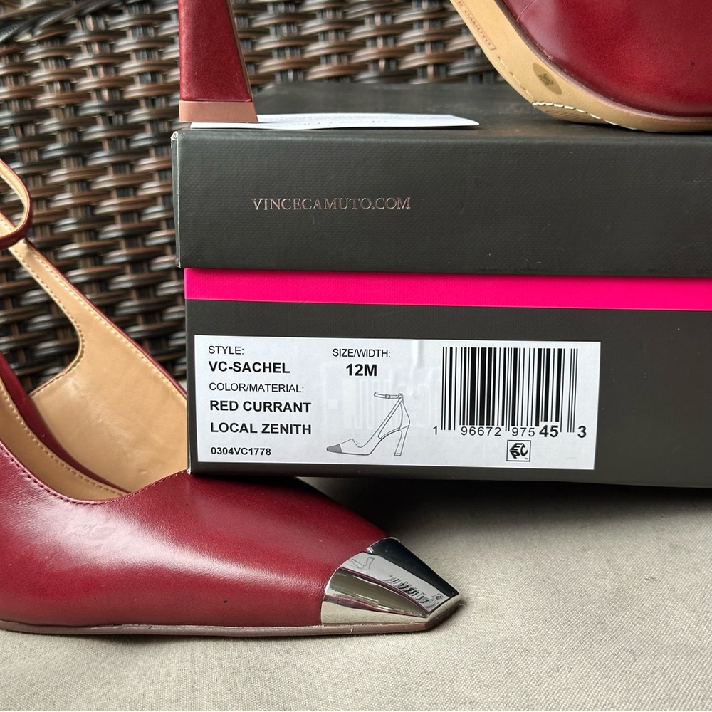 Vince Camuto Sachel Cap Toe Pump 12 - Picture 13 of 16